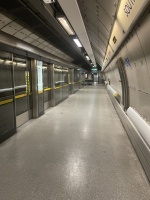 A empty tube station this week 