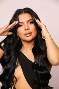 Close up photo of a Brazilian escort with great blow job lips 